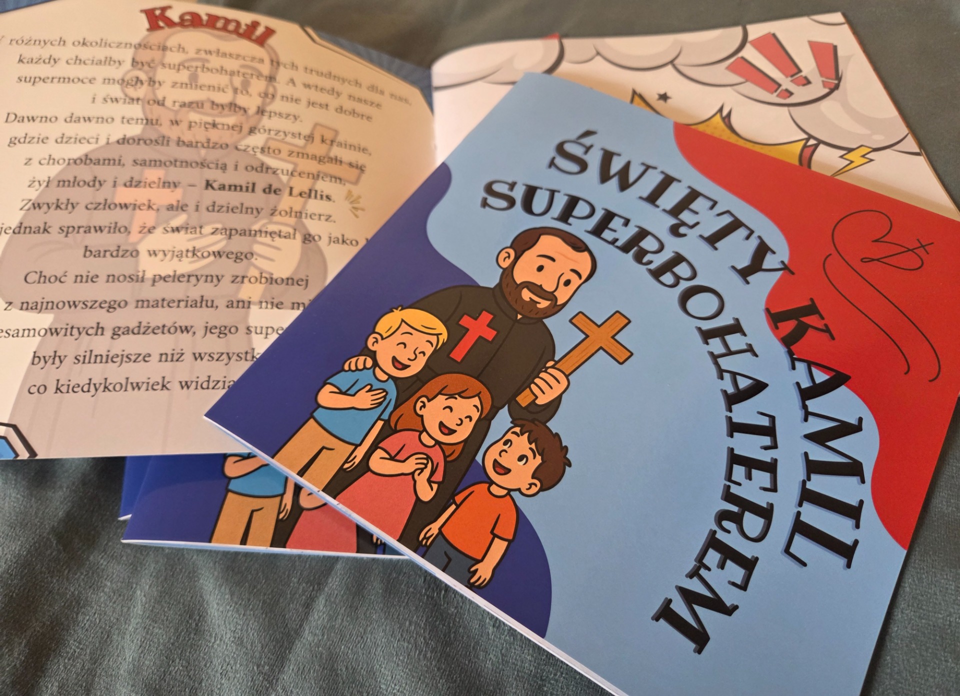 Książęczka ,,Św. Kamil - superbohaterem"